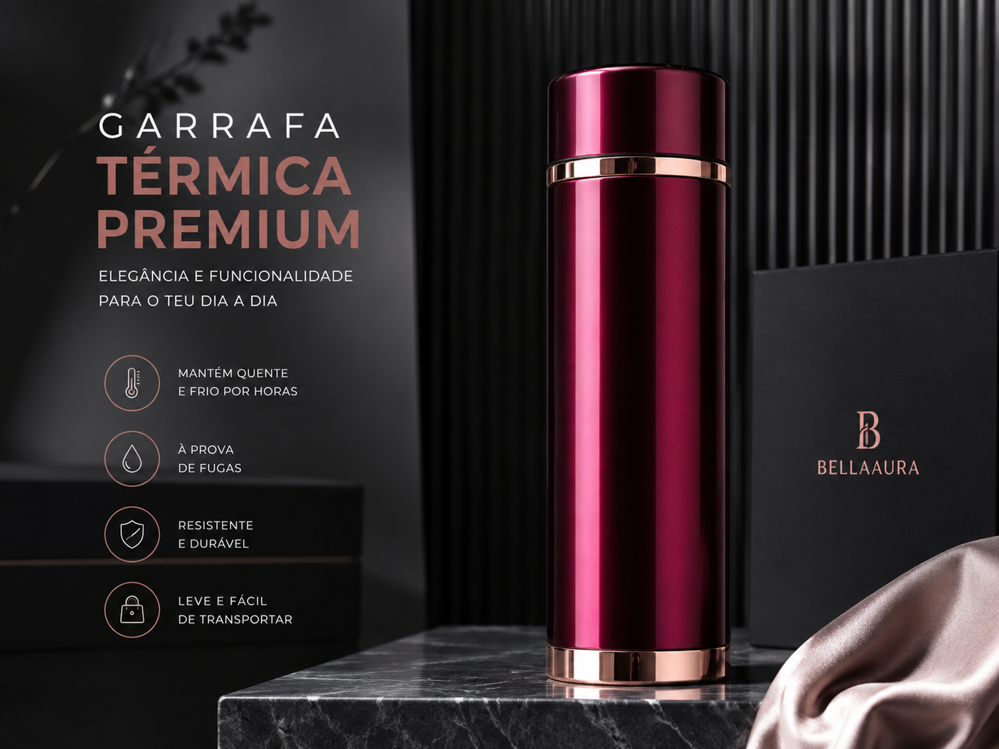 Garrafa Térmica Premium BellaAura